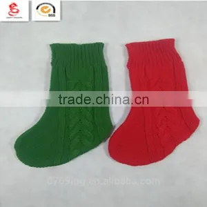 Home Decoration Christmas Knitted Sock Festival Christmas Decoration Sock thumbnail-4