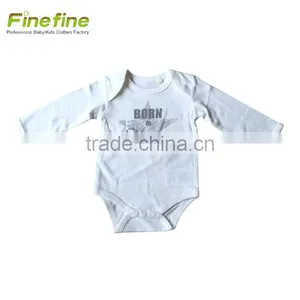 Long Sleeve Baby Clothes Organic Lovely Design Baby Romper Blank Set thumbnail-4