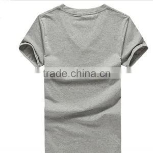 Men's Cotton V-neck T-shirt DE1011 thumbnail-2