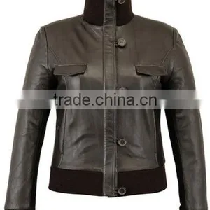 High Quality Leather Jacket for Woman thumbnail-1
