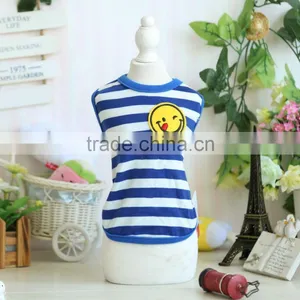 R1939H NEW!New Cute Striped Pet Puppy Dog Cat Apparel Clothes Coat T Shirts thumbnail-3