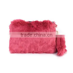 Winter Cute China Manufacturer Rabbit Fur Handbags With Low Price thumbnail-4