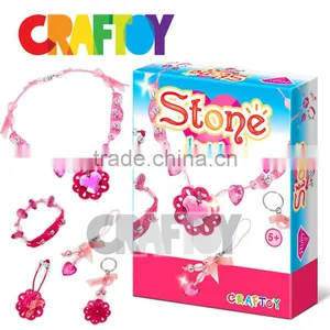 Make Your Stone Ruby Fashion Jewelry Set Kids Project thumbnail-2