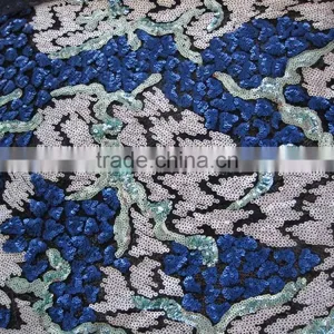 Sequins Fabric Sequins Tape Embroidery Fabric thumbnail-6