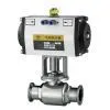 Stainless Steel Sanitary Pneumatic Ball Valve thumbnail-1