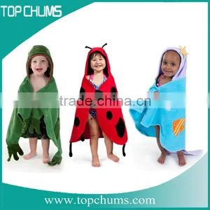 Popular Series Babies' Favorite! 100% Cotton Animal Baby Hooded Towel thumbnail-2