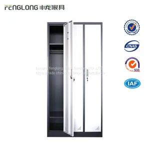 High Quality Steel Almirah 3 Door Locker Wardrobe Design Steel Locker Made in China thumbnail-3