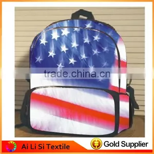 3D Printing USA American Flag BackPack Shoulder Bag,USA Flag Printting Backpack School Bag thumbnail-2