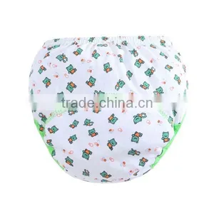 Animal Printed Style Wholesale 100% Cotton Baby Cloth Diaper thumbnail-6
