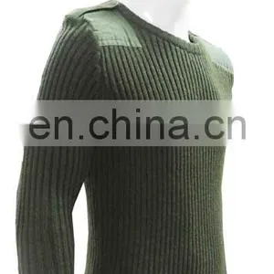 New Arrival Military Men and Women Sweater Army Pullover With 100% Wool thumbnail-4
