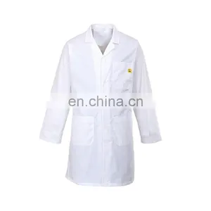 Electronics ESD Fabric Dust Prevention Garments for Production Line ESD Antistatic Clothes thumbnail-5
