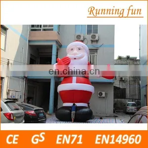 10m/32ft Outdoor Advertising Inflatable Santa/claus/model/christmas Advertising Claus thumbnail-1