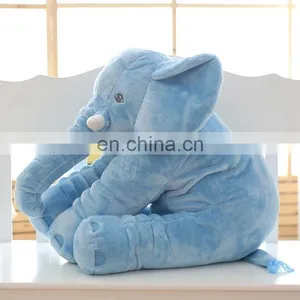 Newest Elephant OEM Dolls Cushion Custom Animal Pillow Plush Toys thumbnail-2