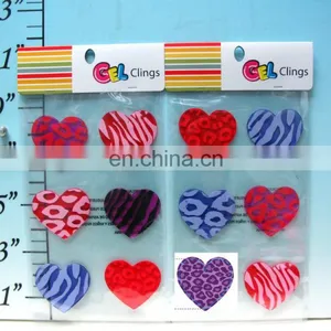 Valantine Gel Cling Heart Love Cling Lip Design Cling thumbnail-1