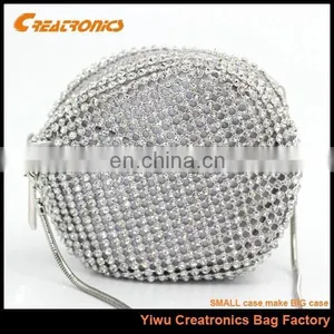 Milti Color Crystal Round Shape Mini Coin Purse thumbnail-1