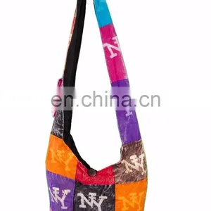 Hippie Cotton Canvas Shoulder Bags thumbnail-3