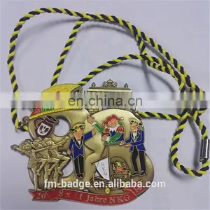 Custom Soft Enamel Carnival Medal With Ribbon thumbnail-2