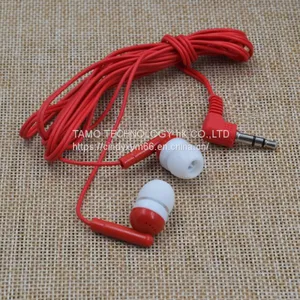 3.5mm Noise Cancellation Cheap Disposable and Good Quality Earphone thumbnail-5