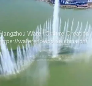 Fountain Show Musioc Dancing Fountian LED Show Fire Show in the Lake thumbnail-2