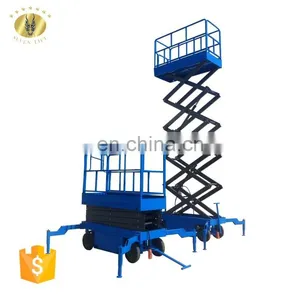 7LSJY Shandong SevenLift Mobile Hydraulic Manual Tire Scissor Mechanism Lifter thumbnail-4