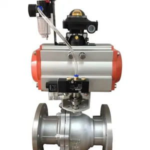 110V Solenoid Valve 4-20ma Motorized Ball Valve thumbnail-4