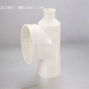 Furniture Grade Pvc Plastic Tee Water Drainage / Water Heater thumbnail-2