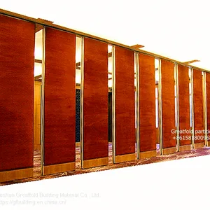Room Partition Walls Folding Office Soundproof Acoustic Screen Hanging Style Melamine Board Operate Walls Folding Foldable Hotel Walls Room Partitions thumbnail-5