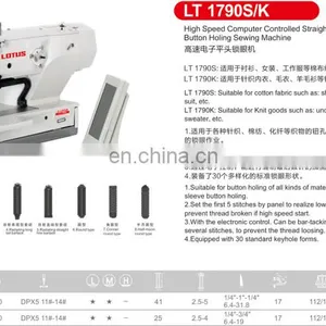 MC 1790 High Speed Computer Controlled Straight Button Holing Sewing Machine thumbnail-3