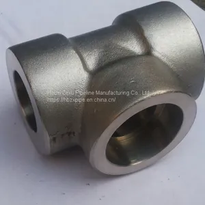 304L Stainless Steel Socket Tee thumbnail-1