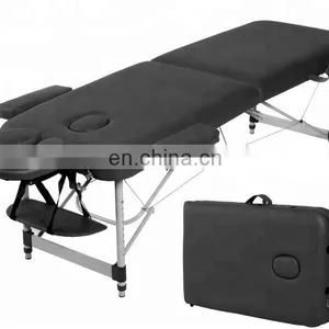 Hotsale Portable Aluminium Massage Table Chair Bed Foldable With Carry Bag thumbnail-2