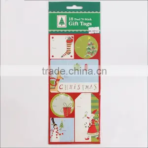 Christmas Gift Tags Foil Sticker Festive Gift Tags thumbnail-1
