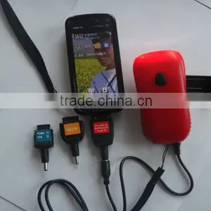 New 3LED Hand Crank Rechargeable Plastic Flashlight thumbnail-2