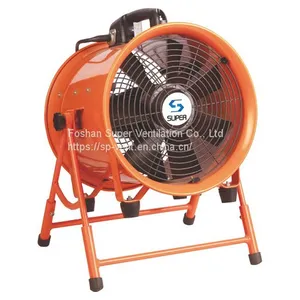 Portable Ventilator With a Stand Orange Portable Blower Portable Explosion Proof Fan Industrial Exhaust Fan thumbnail-3