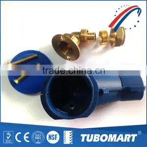 Lowest Price Bule Malleable Compression Brass Fitting Plumbing Union for Pex Gas Pipe thumbnail-4