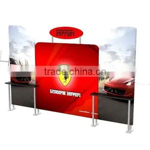 2016 Newest Style Recycle Light Weight Portable Folding Custom Design Advertising Promotino Pop Up Display Backdrop 10ft ,20ft thumbnail-4