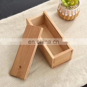 Hot Sale Plain Bamboo Wooden Storage Box Packaging for Gift Jewelry Sundries thumbnail-3