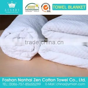 Customized 100% Cotton Thick Big Bath Towel / Toweling Coverlet / Towel Blanket thumbnail-1