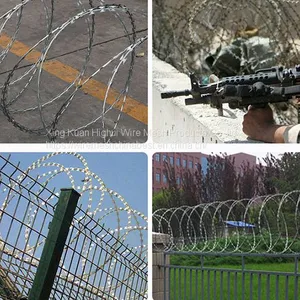 Military Grade Roll Razor Barbed Wire Non Corrosive Resistance Humidity thumbnail-4