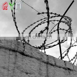 Stainless Steel Concertina Razor Barbed Wire Military Razor Wire Roll thumbnail-2