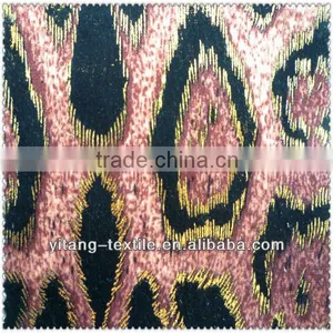 2014 New Arrival Leopard Velvet Fabric for Bags and Shoes thumbnail-1