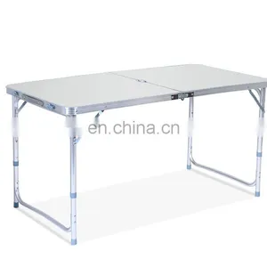 Household Plastic Adjustable Height Folding Table Legs Super Light Folding Camping Table Bbq Table and Chair Set thumbnail-2