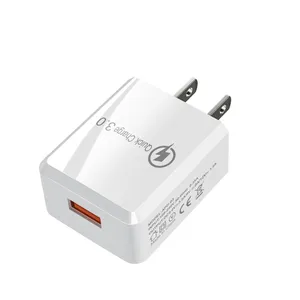 Single USB QC3.0 Mobile Phone Fast Charger Type-C Travel Fast Charge Adapter 5V3.5A European and American Standard thumbnail-1