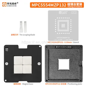 AMAOE BGA Reballing Stencil For MPC562MZP56 MPC555LF8MZP40 thumbnail-1