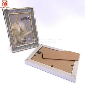 Wholesale 5x7 Inch PS Plastic Photo Frame Lace Photo Frame Desk for Living Room Decoration thumbnail-4