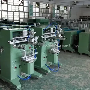 Φ125MM Cylinder Semi Automatic Screen Printer Silk Screen Printing thumbnail-3