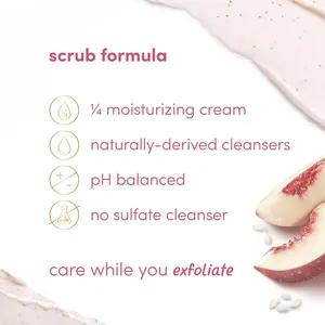 OEM Body Scrub Natural Peach 2 in 1 Face and Body Scrub thumbnail-3