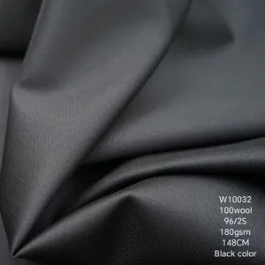 High Quality Formal Suits Suiting Fabric 100% Wool Fabric Worsted Wool Fabric 180gsm thumbnail-5