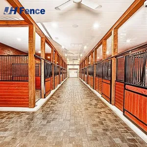 Luxury European Portable Horse Stall 12ft 3.6m 3.5m 3m Mobile Horse Stables Elegant Stable Box for Horse Care thumbnail-4