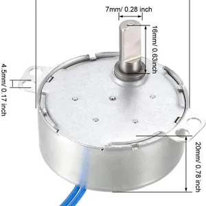 10-12RPM Permanent Magnet Synchronous Motor TYC50 Shaking Head Gear AC100-127V thumbnail-2
