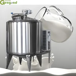 Horizontal Fresh Milk Refrigerator Cold Tank Direct Cooling Storage Tank thumbnail-6